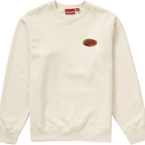 Supreme Chain Logo Crewneck (Natural) XL